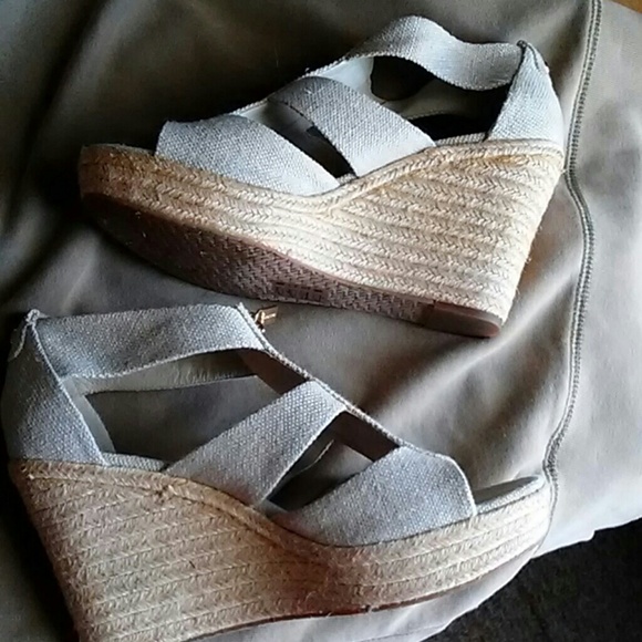 MICHAEL Michael Kors Shoes - MICHAEL KORS Berkley Weave Espadrille Wedges